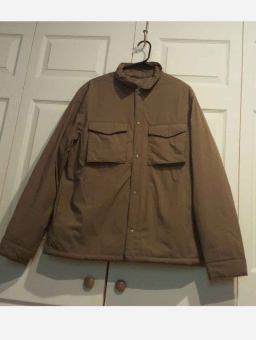NWT Old Navy Mens Nylon Water Resistant Snap Jacket Sz L